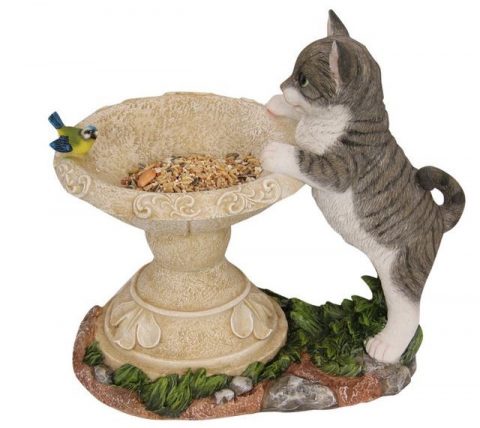 CAT BIRD FEEDER 30CM | The Garden Feast