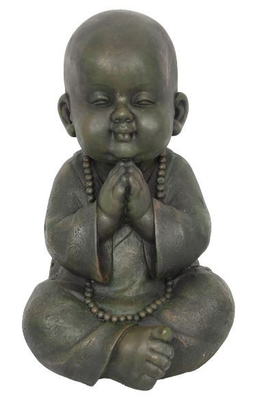 MONK PRAYING SITTING 44CM MONK17 | The Garden Feast