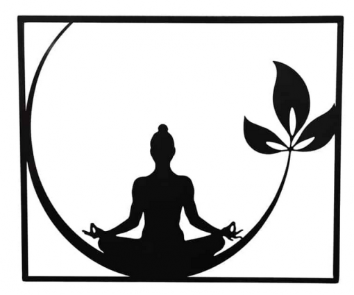 LASER-CUT MEDITATION BUDDHA WALL ART | The Garden Feast