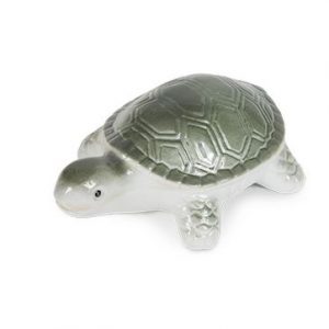 Floating Turtle Porcelain Sm