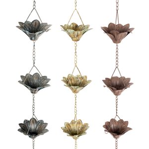 Rain Chain Lily Blue