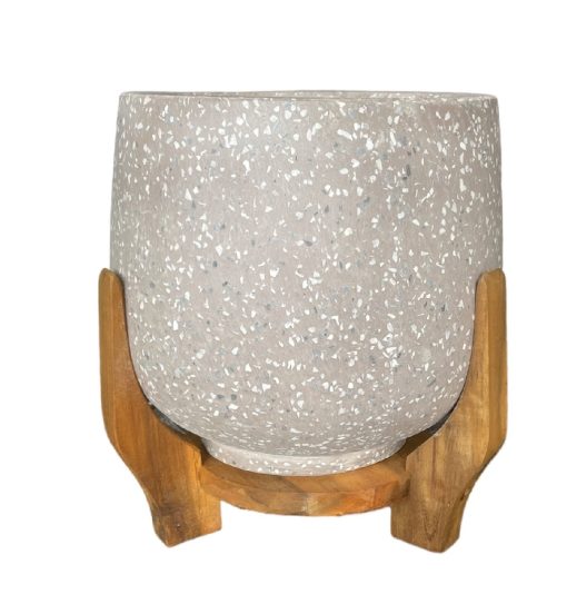 Pot Oscar Drum W/Stand Brick TZ 19cm