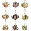 Rain Chain Lotus Green