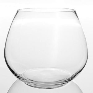 VASE FISH BOWL STRAIGHT H20XW22CM