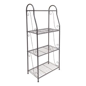 PLANT STAND 4 SHELF HAMMERTONE