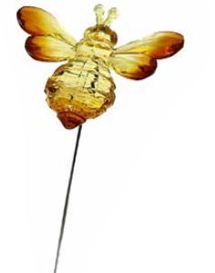 Bee Stake Acrylic Crystal