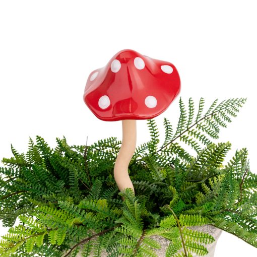 Mushroom Ceramic Red Large