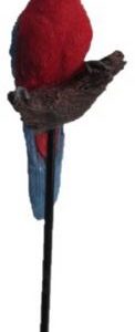 Crimson Rosella On Stick