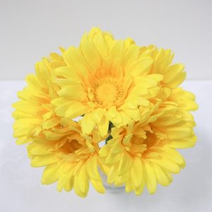 Gerbera Bundle Yellow 25cm