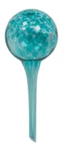 Water Dripper Glass Balloon Blue