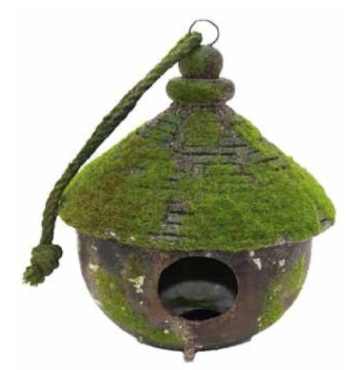 Bird House Moss Stone Finish