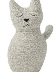 Cat Doorstop Ivory