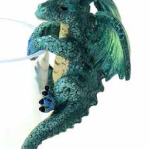 Pot Hanger Dragon Azurite Hanging