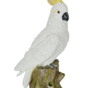 Cockatoo On Tree Trunk 30cm