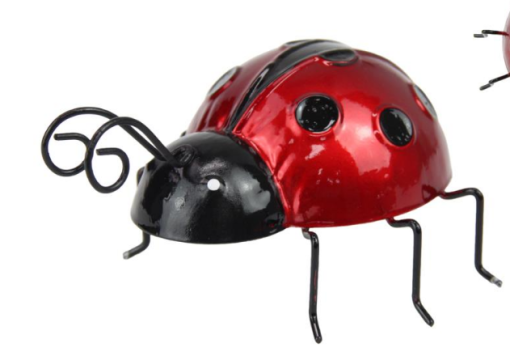 12cm Metal Ladybug