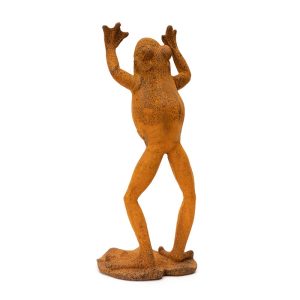 Frog Standing Cast Iron