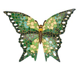 Butterfly Mosaic Green