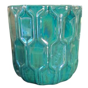 Pot Leon Lustre Green 15cm