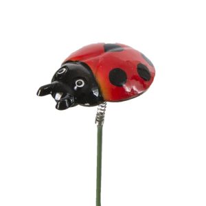 Ladybug Stake Red Small