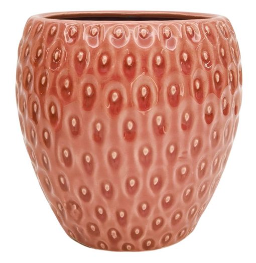 Strawberry Planter Pink 15cm