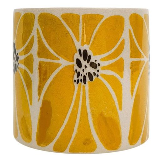 Florence Planter Yellow 14cm