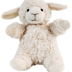 Curly Sheep Soft Toy White 18cm