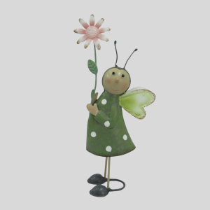 Ladybug Green With Polka Dot Dress Medium