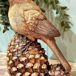 Bird on Pinecone Large