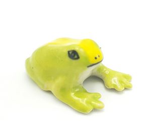 Mini Frog Green With Yellow Stripe