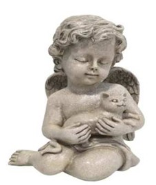 Cherub With Small Cat
