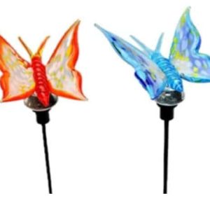 Butterfly Glass Stake