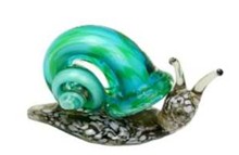 Snail Glass Turquoise