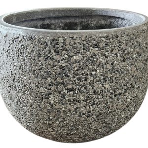 Pot Mega Belly Pebble Dark Grey C (L)