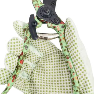 Strawberry Field Secateurs & Gloves Green