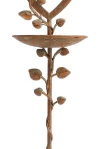 Bird Feeder With Heart Sculpture