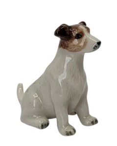Mini Jack Russell Sitting Porcelain