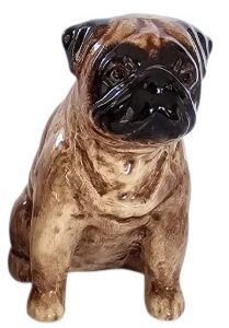 Pug Ceramic Figurine