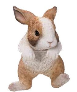 Rabbit Pot Hanger Two Tone Large