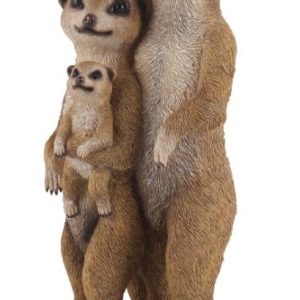 Meerkat Family Standing 34.5 x 18cm