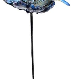 Bee Watering Flower Blue