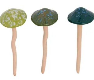 Ceramic Mushroom Green Small