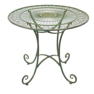 Florentine 90cm Metal Table Green