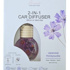 Car Diffuser Japanese Honeysuckle (Grape / Mandarin / Vanilla) 8ml