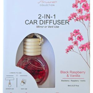 Car Diffuser Black Raspberry & Vanilla (Blackberry / Raspberry / Vanilla) 8ml